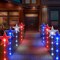 Upgraded 9-Pack Solar 4th of July Decorations Outdoor Stake Lights,Solar Red White and Blue Star Lights for 4th of July Decor,Waterproof Outside Patriotic Lights for Memorial Day Garden Yard Lawn